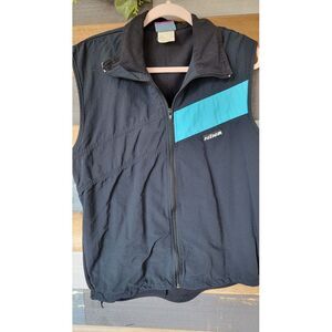 Vintage 90s Hind Windbreaker Womens Medium Colorblock‎ Packable Walking Vest